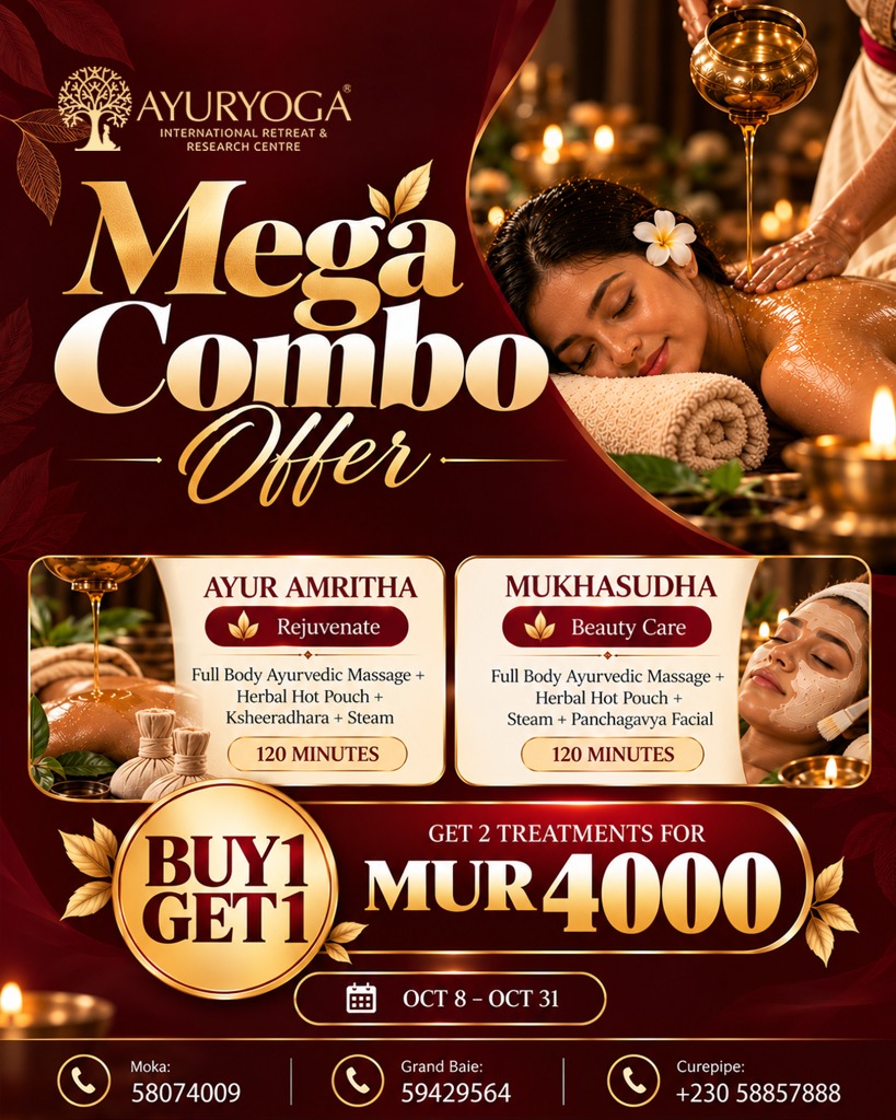 Mega Combo Offer - Buy 1 Get 1 for MUR 4000