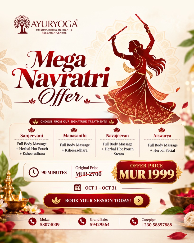 Mega Navratri Special Offer - Ayuryoga International